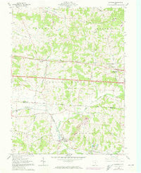 Glenford Ohio Historical topographic map, 1:24000 scale, 7.5 X 7.5 Minute, Year 1961
