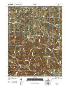 Glenmont Ohio Historical topographic map, 1:24000 scale, 7.5 X 7.5 Minute, Year 2010