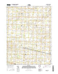 Glenmore Ohio Current topographic map, 1:24000 scale, 7.5 X 7.5 Minute, Year 2016