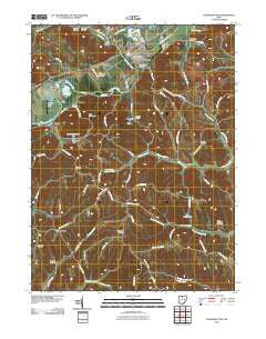 Gnadenhutten Ohio Historical topographic map, 1:24000 scale, 7.5 X 7.5 Minute, Year 2010