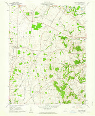 Good Hope Ohio Historical topographic map, 1:24000 scale, 7.5 X 7.5 Minute, Year 1960