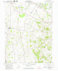 Good Hope Ohio Historical topographic map, 1:24000 scale, 7.5 X 7.5 Minute, Year 1960