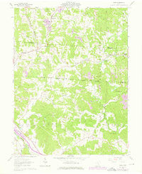 Gore Ohio Historical topographic map, 1:24000 scale, 7.5 X 7.5 Minute, Year 1961