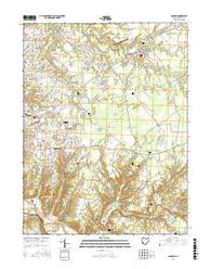Goshen Ohio Current topographic map, 1:24000 scale, 7.5 X 7.5 Minute, Year 2016