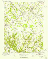 Goshen Ohio Historical topographic map, 1:24000 scale, 7.5 X 7.5 Minute, Year 1953