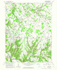 Goshen Ohio Historical topographic map, 1:24000 scale, 7.5 X 7.5 Minute, Year 1965