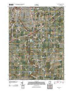 Grafton Ohio Historical topographic map, 1:24000 scale, 7.5 X 7.5 Minute, Year 2010