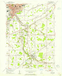 Grafton Ohio Historical topographic map, 1:24000 scale, 7.5 X 7.5 Minute, Year 1953