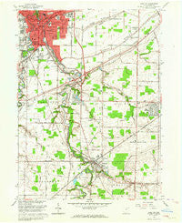 Grafton Ohio Historical topographic map, 1:24000 scale, 7.5 X 7.5 Minute, Year 1963