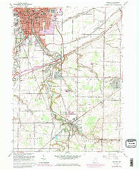 Grafton Ohio Historical topographic map, 1:24000 scale, 7.5 X 7.5 Minute, Year 1963