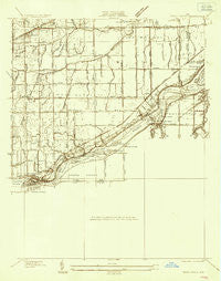 Grand Rapids Ohio Historical topographic map, 1:24000 scale, 7.5 X 7.5 Minute, Year 1935