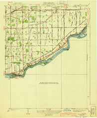 Grand Rapids Ohio Historical topographic map, 1:31680 scale, 7.5 X 7.5 Minute, Year 1940