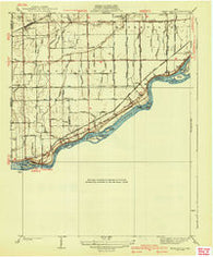 Grand Rapids Ohio Historical topographic map, 1:31680 scale, 7.5 X 7.5 Minute, Year 1940
