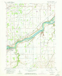 Grand Rapids Ohio Historical topographic map, 1:24000 scale, 7.5 X 7.5 Minute, Year 1958