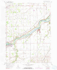 Grand Rapids Ohio Historical topographic map, 1:24000 scale, 7.5 X 7.5 Minute, Year 1958