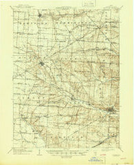 Granville Ohio Historical topographic map, 1:62500 scale, 15 X 15 Minute, Year 1910