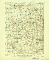 Granville Ohio Historical topographic map, 1:62500 scale, 15 X 15 Minute, Year 1910