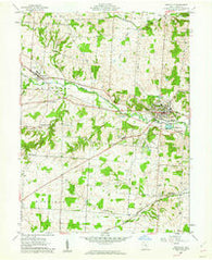 Granville Ohio Historical topographic map, 1:24000 scale, 7.5 X 7.5 Minute, Year 1961