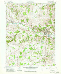 Granville Ohio Historical topographic map, 1:24000 scale, 7.5 X 7.5 Minute, Year 1961