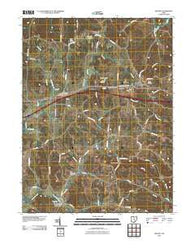 Gratiot Ohio Historical topographic map, 1:24000 scale, 7.5 X 7.5 Minute, Year 2010