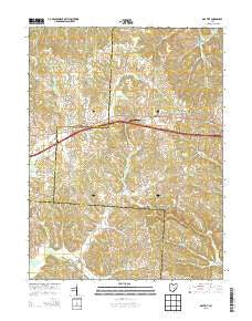 Gratiot Ohio Historical topographic map, 1:24000 scale, 7.5 X 7.5 Minute, Year 2013