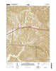 Gratiot Ohio Current topographic map, 1:24000 scale, 7.5 X 7.5 Minute, Year 2016