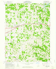 Gratiot Ohio Historical topographic map, 1:24000 scale, 7.5 X 7.5 Minute, Year 1962
