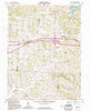 Gratiot Ohio Historical topographic map, 1:24000 scale, 7.5 X 7.5 Minute, Year 1992