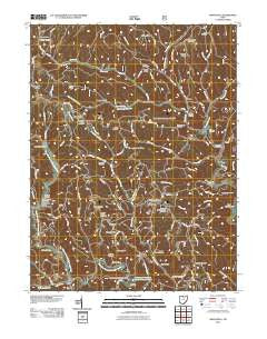 Graysville Ohio Historical topographic map, 1:24000 scale, 7.5 X 7.5 Minute, Year 2011