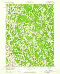 Graysville Ohio Historical topographic map, 1:24000 scale, 7.5 X 7.5 Minute, Year 1960