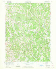 Graysville Ohio Historical topographic map, 1:24000 scale, 7.5 X 7.5 Minute, Year 1960