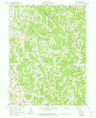 Graysville Ohio Historical topographic map, 1:24000 scale, 7.5 X 7.5 Minute, Year 1960