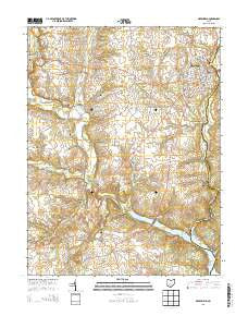 Greenfield Ohio Historical topographic map, 1:24000 scale, 7.5 X 7.5 Minute, Year 2013