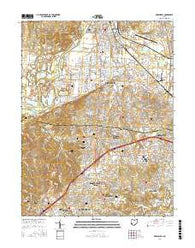 Greenhills Ohio Current topographic map, 1:24000 scale, 7.5 X 7.5 Minute, Year 2016