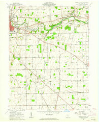 Greenville East Ohio Historical topographic map, 1:24000 scale, 7.5 X 7.5 Minute, Year 1961