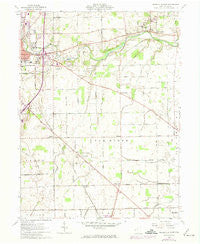 Greenville East Ohio Historical topographic map, 1:24000 scale, 7.5 X 7.5 Minute, Year 1961
