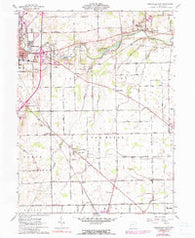 Greenville East Ohio Historical topographic map, 1:24000 scale, 7.5 X 7.5 Minute, Year 1961