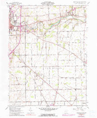 Greenville East Ohio Historical topographic map, 1:24000 scale, 7.5 X 7.5 Minute, Year 1961