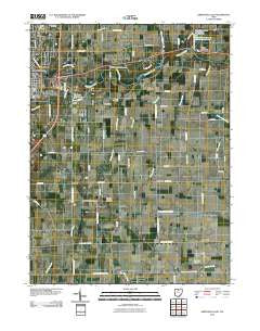 Greenville East Ohio Historical topographic map, 1:24000 scale, 7.5 X 7.5 Minute, Year 2010