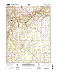 Greenville East Ohio Current topographic map, 1:24000 scale, 7.5 X 7.5 Minute, Year 2016