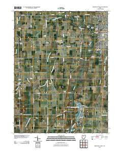 Greenville West Ohio Historical topographic map, 1:24000 scale, 7.5 X 7.5 Minute, Year 2010