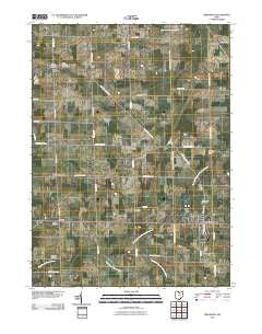 Greenwich Ohio Historical topographic map, 1:24000 scale, 7.5 X 7.5 Minute, Year 2010