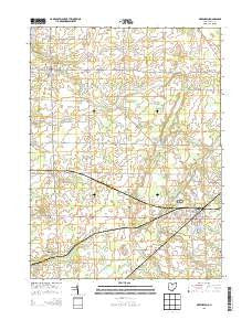 Greenwich Ohio Historical topographic map, 1:24000 scale, 7.5 X 7.5 Minute, Year 2013