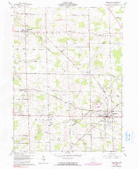Greenwich Ohio Historical topographic map, 1:24000 scale, 7.5 X 7.5 Minute, Year 1960
