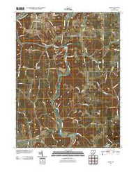 Greer Ohio Historical topographic map, 1:24000 scale, 7.5 X 7.5 Minute, Year 2010