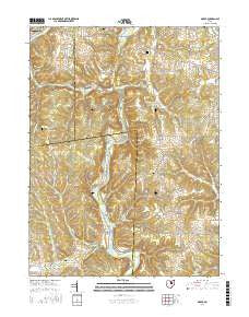 Greer Ohio Current topographic map, 1:24000 scale, 7.5 X 7.5 Minute, Year 2016