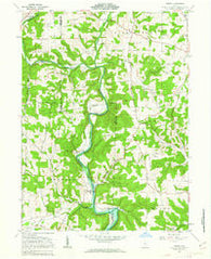 Greer Ohio Historical topographic map, 1:24000 scale, 7.5 X 7.5 Minute, Year 1961