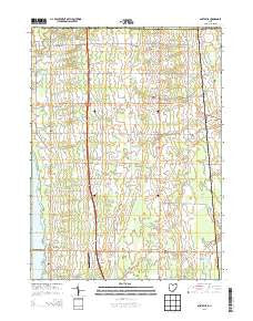 Gustavus Ohio Historical topographic map, 1:24000 scale, 7.5 X 7.5 Minute, Year 2013