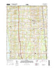 Gustavus Ohio Current topographic map, 1:24000 scale, 7.5 X 7.5 Minute, Year 2016