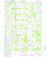 Gustavus Ohio Historical topographic map, 1:24000 scale, 7.5 X 7.5 Minute, Year 1961
